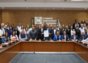 La Comisión Permanente del Consejo Nacional del PAN aprobó la candidatura de Santiago Taboada como candidato a la jefatura de gobierno de la Ciudad de México. FOTO: Especial