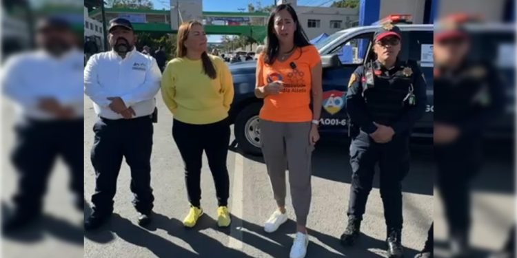 Con el firme compromiso de mantener entornos educativos seguros y proteger a los estudiantes de cualquier situación de riesgo, la alcaldesa Lía Limón pone en marcha el operativo “Blindamos tu regreso a clases”. FOTO: Especial