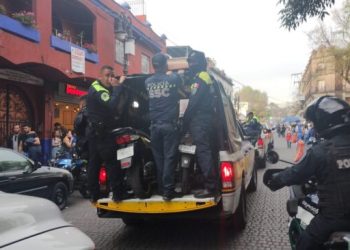 Se efectúa primer operativo vial de 2024 en centro de Coyoacán