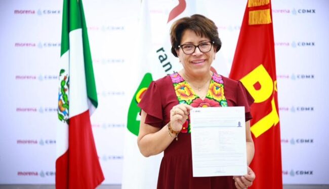 Se registra Martha Ávila como candidata a diputada por el distrito28 en Iztapalapa