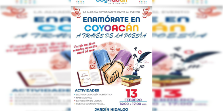 Invitan al evento «Enamórate de Coyoacán a través de la poesía”