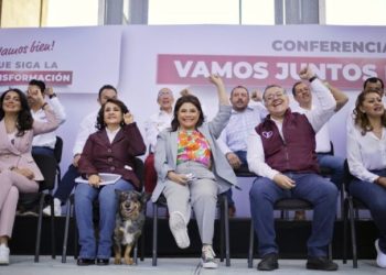 Clara Brugada Monumento a la Revolucion