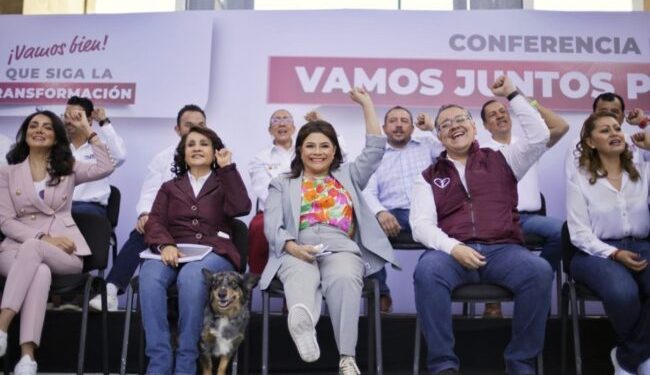 Clara Brugada Monumento a la Revolucion