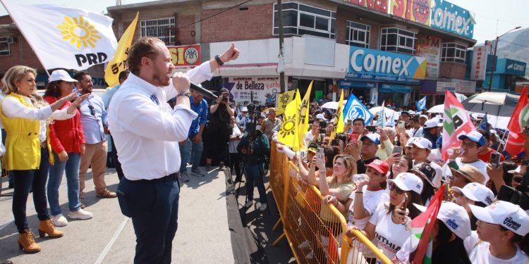 Santiago Taboada, candidato a la Jefatura de Gobierno de la alianza PAN, PRI y PRD aseveró que cuenta con resultados probados en la alcaldía Benito Juárez, que gobernó por casi seis años y ahora es la más segura del país, además de contar con los mejores espacios públicos y con la mejor calidad de vida. FOTO: Especial