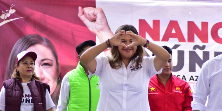 Nada bien le fue a la diputada Nancy Núñez en su arranque de campaña por la Alcaldía Azcapotzalco. Para empezar, no mostró músculo, pues no se atrevió a hacer su mitin en la explanada de la Alcaldía, a pesar de que contaría con la presencia de la candidata a la Jefatura de Gobierno, Clara Brugada.