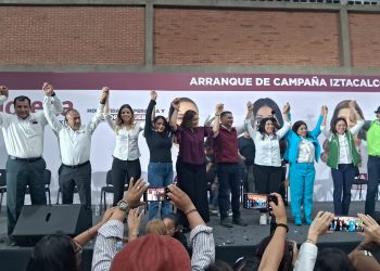 La candidata de Morena a la Alcaldía de Iztacalco, Lourdes Paz, se comprometió a resolver el problema de inseguridad que enfrentan los habitantes de la Alcaldía Iztacalco y consolidar la paz a la demarcación, para lo cual dijo que le apoyará el ex titular de la Secretaría de Seguridad Ciudadana de la capital, Omar García Harfuch. FOTO: CDMX Magacín