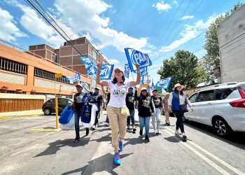 Lía Limón aseguró que Álvaro Obregón merece un gobierno que trabaje todos los días para seguir mejorando la seguridad, por lo que se comprometió a dotar a la alcaldía de más policías, más patrullas, más cámaras, más luminarias y más caminos blindados. FOTO:
