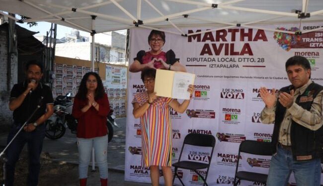 Se compromete Martha Ávila a seguir haciendo historia en el Distrito 28