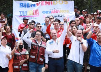 También anunciaron que se adhieren a la campaña de Carlos Orvañanos, candidato a alcalde de Cuajimalpa por la misma coalición, y puntero en las encuestas hacia el 2 de junio. FOTOS: Especial