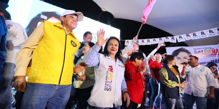 Margarita Saldaña Hernández: "El voto es libre y secreto, no se dejen intimidar" FOTO: Especial