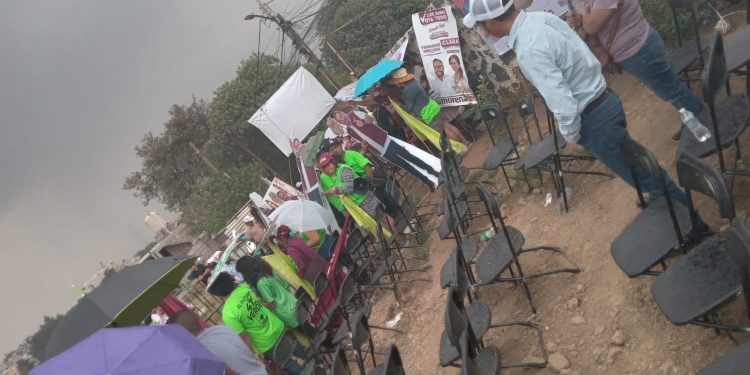 Morena, Brugada, Mercado y un deslucido cierre en El Gavilero, La Magdalena Contreras