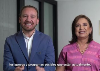 La candidata a la Presidencia de la República de la coalición Fuerza y Corazón por México, Xóchitl Gálvez, y Santiago Taboada, candidato de la Alianza Va X la CDMX, aseguraron que, de ganar las elecciones del 2 de junio, los programas sociales que hoy se tienen no sólo se van a quedar, sino que van a mejorar. FOTO: Especial