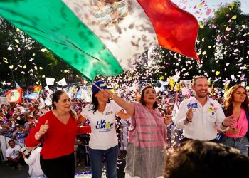 El abanderado de Va X la Ciudad de México a la Jefatura de Gobierno, Santiago Taboada, llamó a todos los capitalinos a que el próximo 2 de junio no se dejen intimidar por el gobierno de Morena y Martí Batres, y que de manera libre voten, porque es la cita más importante para el país en muchas décadas. FOTO: Especial