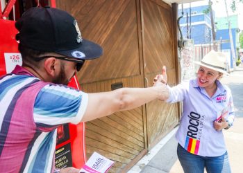 La candidata a la Alcaldía Venustiano Carranza, Rocío Barrera dijo que, pese a enfrentar una “elección de Estado”, la coalición Va por la CDMX ganará la demarcación y la capital del país el 2 de junio. FOTO: Especial
