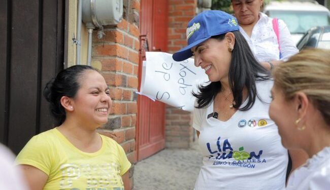Reconocen vecinos a Lía Limón como una mujer de resultados y no de promesas