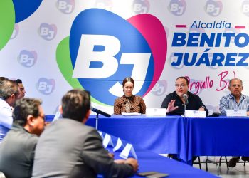 La alcaldía Benito Juárez llevó a cabo la primera reunión con representantes legales de plazas comerciales, con el objetivo de reforzar la coordinación en materia de seguridad y protección civil. FOTO: Especial