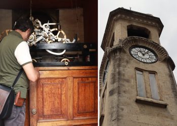 El histórico Reloj Chino, ubicado en la intersección de Bucareli y Artículo 123, volvió a marcar la hora tras recibir mantenimiento especializado por parte de la Alcaldía Cuauhtémoc, en coordinación con un maestro relojero certificado en relojes monumentales.