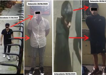 En el marco de la estrategia de seguridad #BlindarBJ360, elementos de proximidad lograron la detención de dos individuos de 15 y 24 años, presuntamente implicados en un robo a comercio en la colonia Vértiz Narvarte.