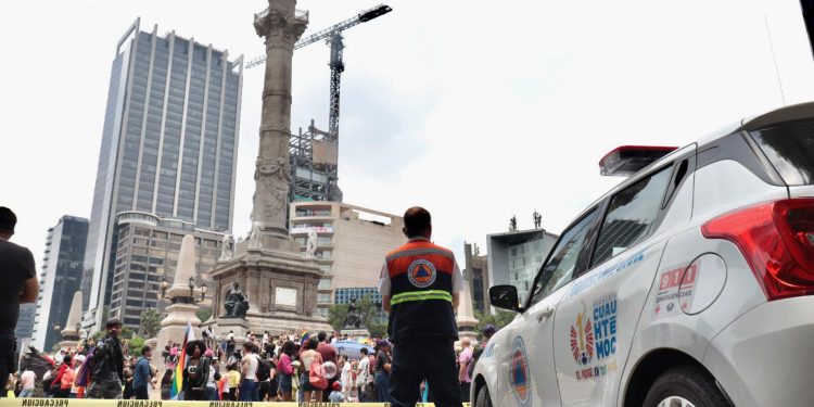 Protección Civil de Cuauhtémoc asiste marcha del orgullo LGBTTTQ+