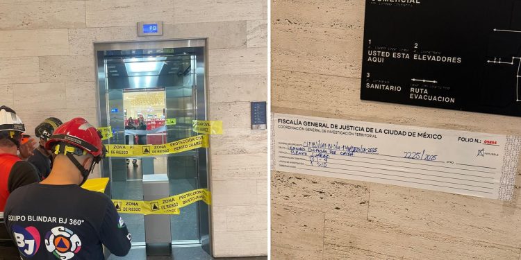 La Fiscalía General de Justicia de la CDMX tomó conocimiento de los hechos e inició las investigaciones por el presunto delito de lesiones culposas derivadas de la caída. FOTO: Especial
