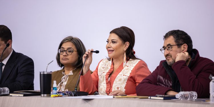 En la 183 Representación de la Pasión, Muerte y Resurrección del Cristo en Iztapalapa que se celebra esta Semana Santa se espera la asistencia de más de 2 millones de personas, por lo que se desplegó un operativo de seguridad con más de 9 mil policías, informó la jefa de Gobierno, Clara Brugada Molina.  FOTO: Especial