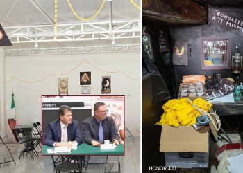 ¿Para qué más utilizó Estrada ese inmueble del PRD en Iztacalco? Ahí se encontraron símbolos e imágenes para hacer rituales, lo que coloquialmente también se le llama “brujería”, un término muy popular y genérico para identificar a quienes practican la santería y otras actividades esotéricas. FOTOS: Especial