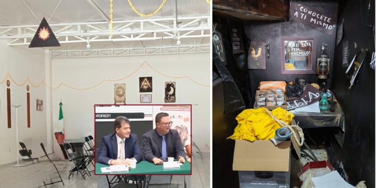 ¿Para qué más utilizó Estrada ese inmueble del PRD en Iztacalco? Ahí se encontraron símbolos e imágenes para hacer rituales, lo que coloquialmente también se le llama “brujería”, un término muy popular y genérico para identificar a quienes practican la santería y otras actividades esotéricas. FOTOS: Especial