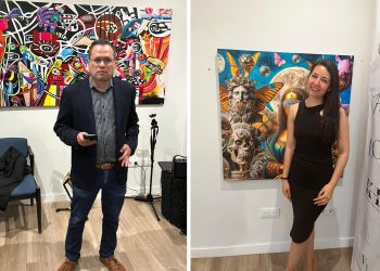 Este jueves, en Madrid, España, se presentó la iniciativa Punto Focal, un espacio abierto al arte liderado por los mexicanos Itzel Martínez y Juan Arias, quienes han desarrollado un proyecto colaborativo para apoyar a artistas mexicanos que buscan sitios para exponer sus obras. FOTO: Especial