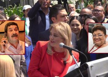 El salvamento de Godoy a Corral, que data de agosto de 2024: el entonces encargado de la Fiscalía capitalina, Ulises Lara –personero de Godoy– acudió a un restaurante en la colonia Roma para rescatar al chihuahuense-estadounidense (tiene doble nacionalidad), porque sobre él pesaba una orden de aprehensión. FOTOS: Especial