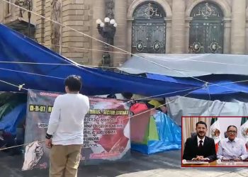 La incapacidad política del Gobierno federal para sentar a negociar y aplacar a la CNTE causa también fuertes estragos al Congreso de la Ciudad de México y todo el entorno en el que laboran miles de personas y hay cientos de comercios, además de que es sitio de tránsito de neurálgico del Centro Histórico. FOTOS: Magacín CDMX