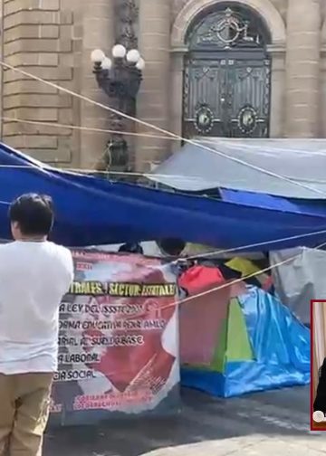 La incapacidad política del Gobierno federal para sentar a negociar y aplacar a la CNTE causa también fuertes estragos al Congreso de la Ciudad de México y todo el entorno en el que laboran miles de personas y hay cientos de comercios, además de que es sitio de tránsito de neurálgico del Centro Histórico. FOTOS: Magacín CDMX