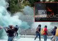 La violencia, el caos y enorme daño que han provocado los “maestros” de la CNTE en la Ciudad de México, en estricto sentido, son responsabilidad plena de la presidenta Claudia Sheinbaum, porque ella prometió cosas que sabía jamás podría cumplir, y porque ha girado instrucciones precisas de tolerarles todas las ilegalidades, en manifestaciones con tintes de levantamiento. FOTOS: RRSS / Cuartoscuro